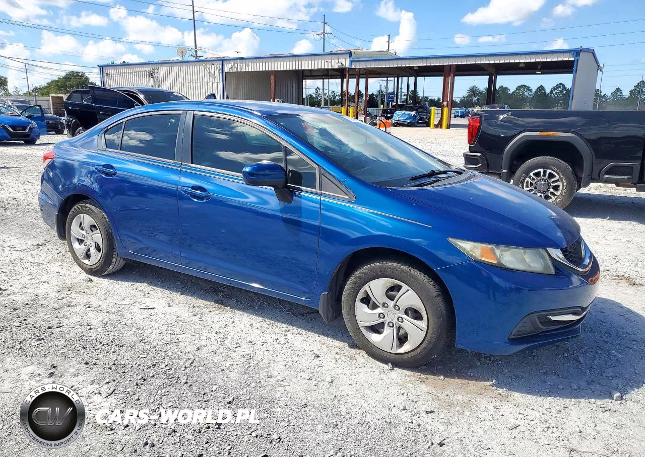 2015 Honda Civic Lx VIN:19XFB2F54FE012560 - 4