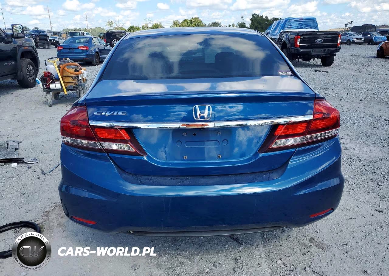 2015 Honda Civic Lx VIN:19XFB2F54FE012560 - 6