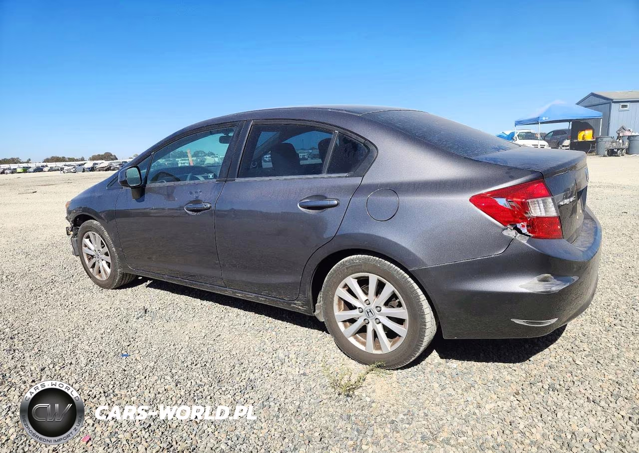 2012 Honda Civic Ex VIN:2HGFB2F80CH606137 - 2