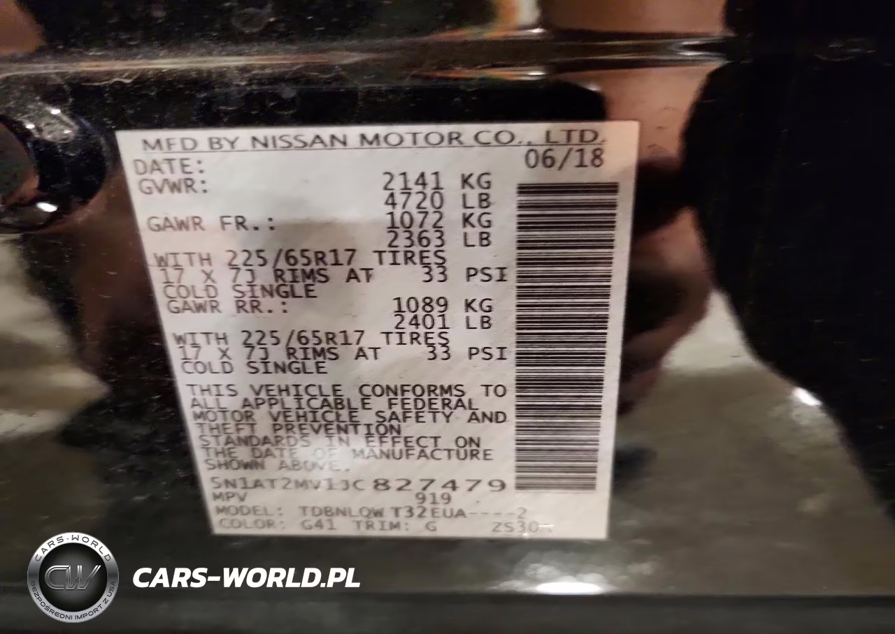 2018 Nissan Rogue Sv VIN:5N1AT2MV1JC827479 - 14