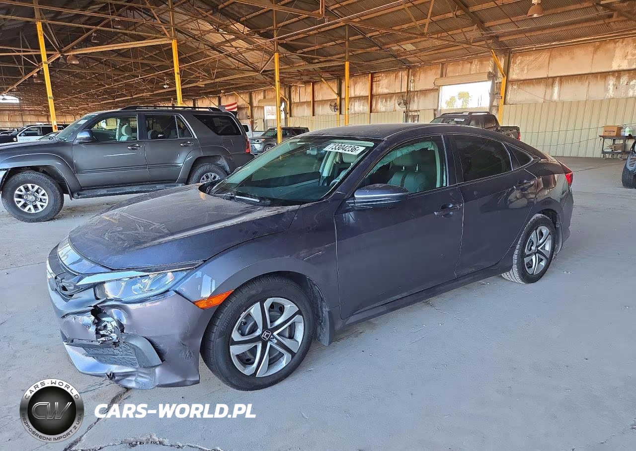 2017 Honda Civic Lx VIN:19XFC2F57HE000550 - 1