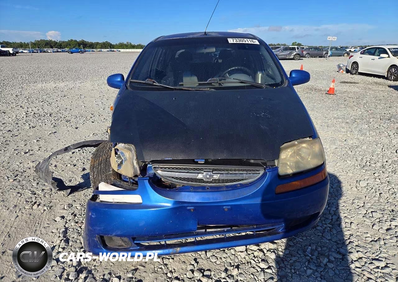 2005 Chevrolet Aveo Base VIN:KL1TD62645B502857 - 5
