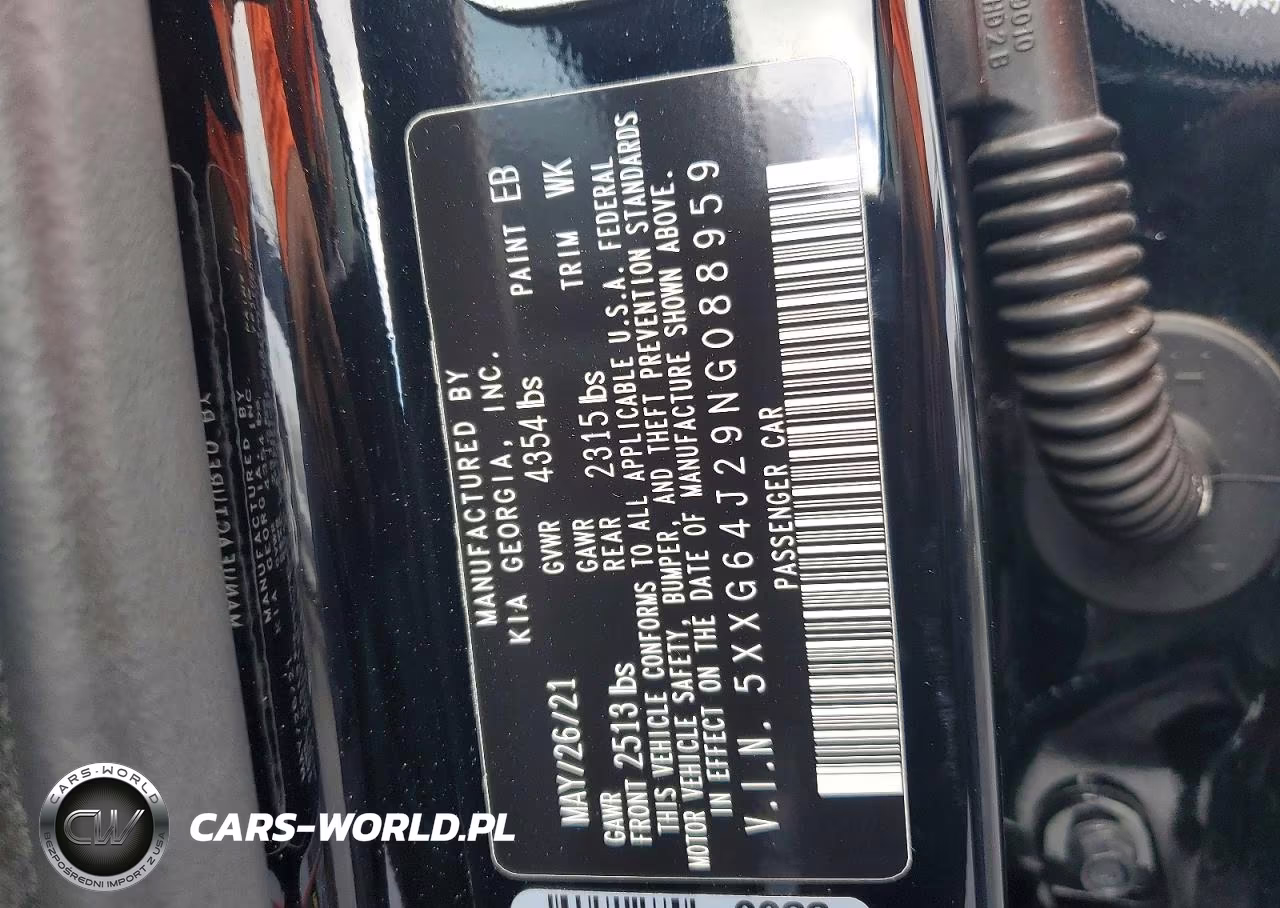 2022 Kia K5 Gt Line VIN:5XXG64J29NG088959 - 12