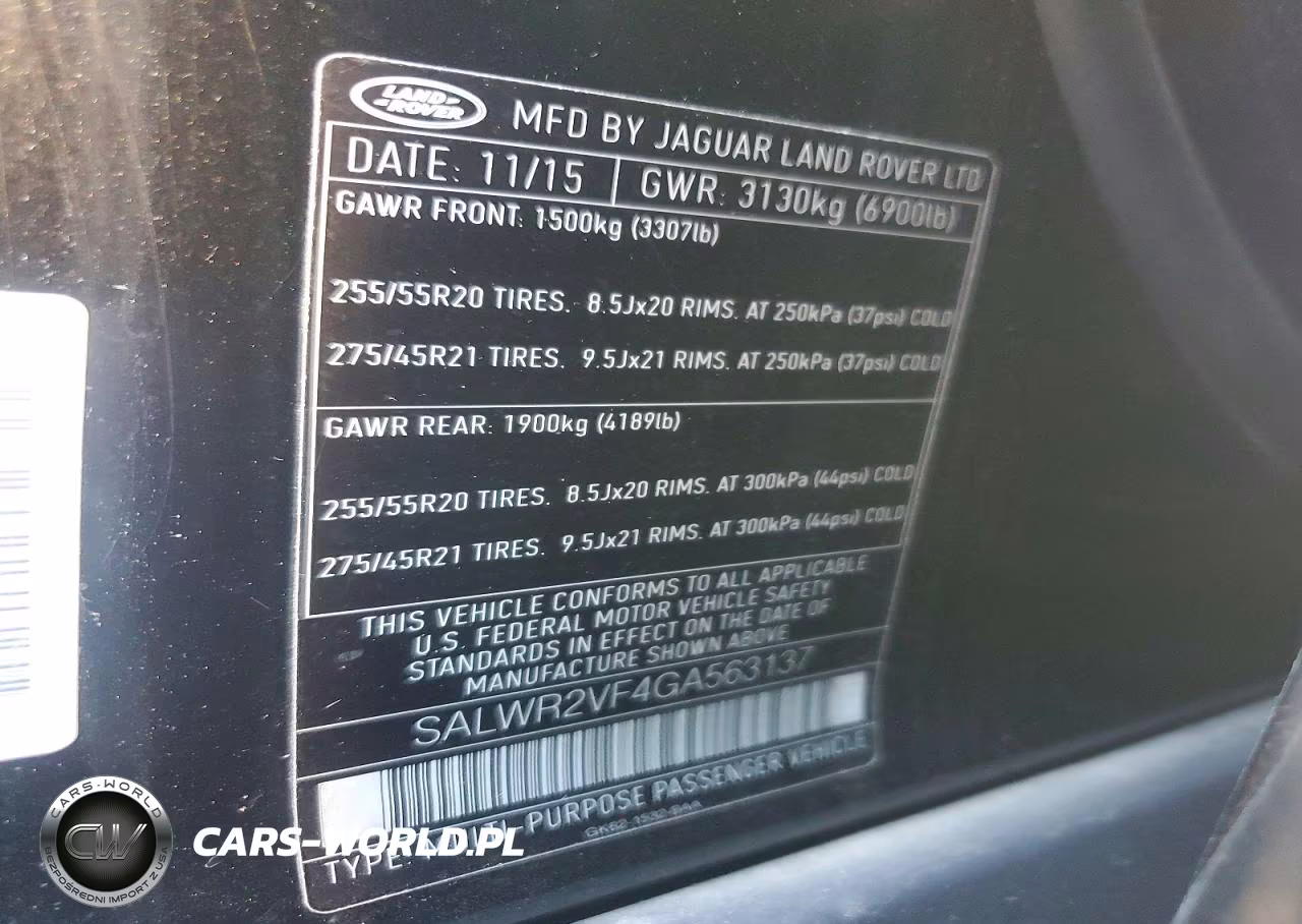 2016 Land Rover Range Rover Sport Hse VIN:SALWR2VF4GA563137 - 13