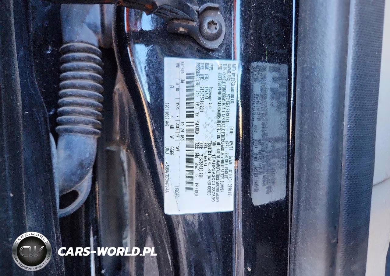 2012 Ford Focus Se VIN:1FAHP3K2XCL237599 - 13