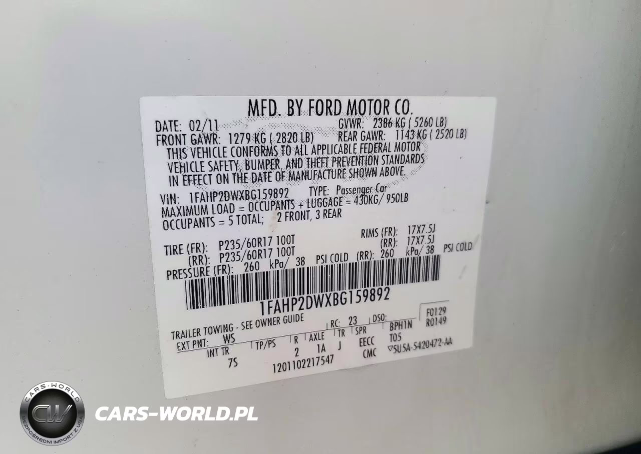 2011 Ford Taurus Se VIN:1FAHP2DWXBG159892 - 12
