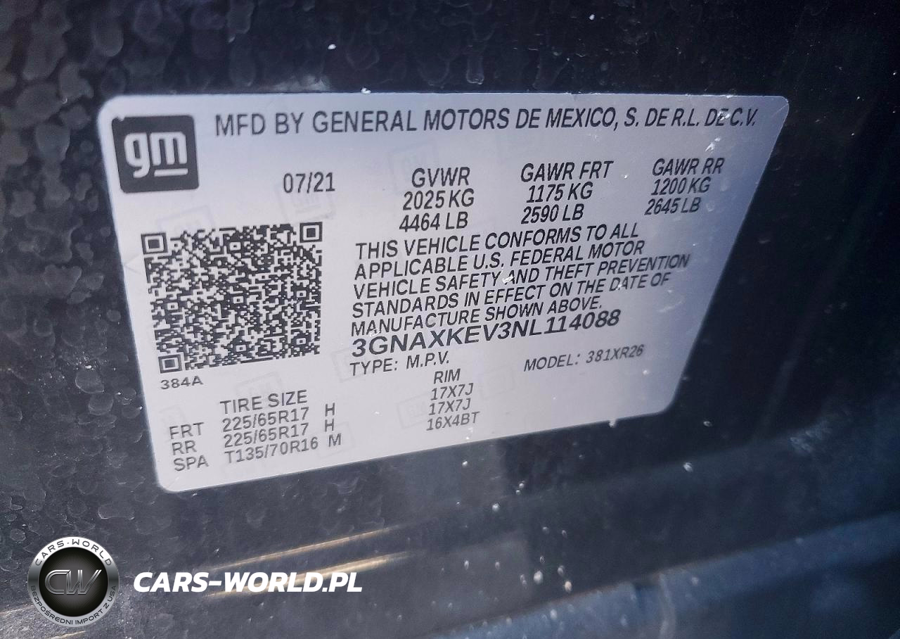 2022 Chevrolet Equinox Lt VIN:3GNAXKEV3NL114088 - 13