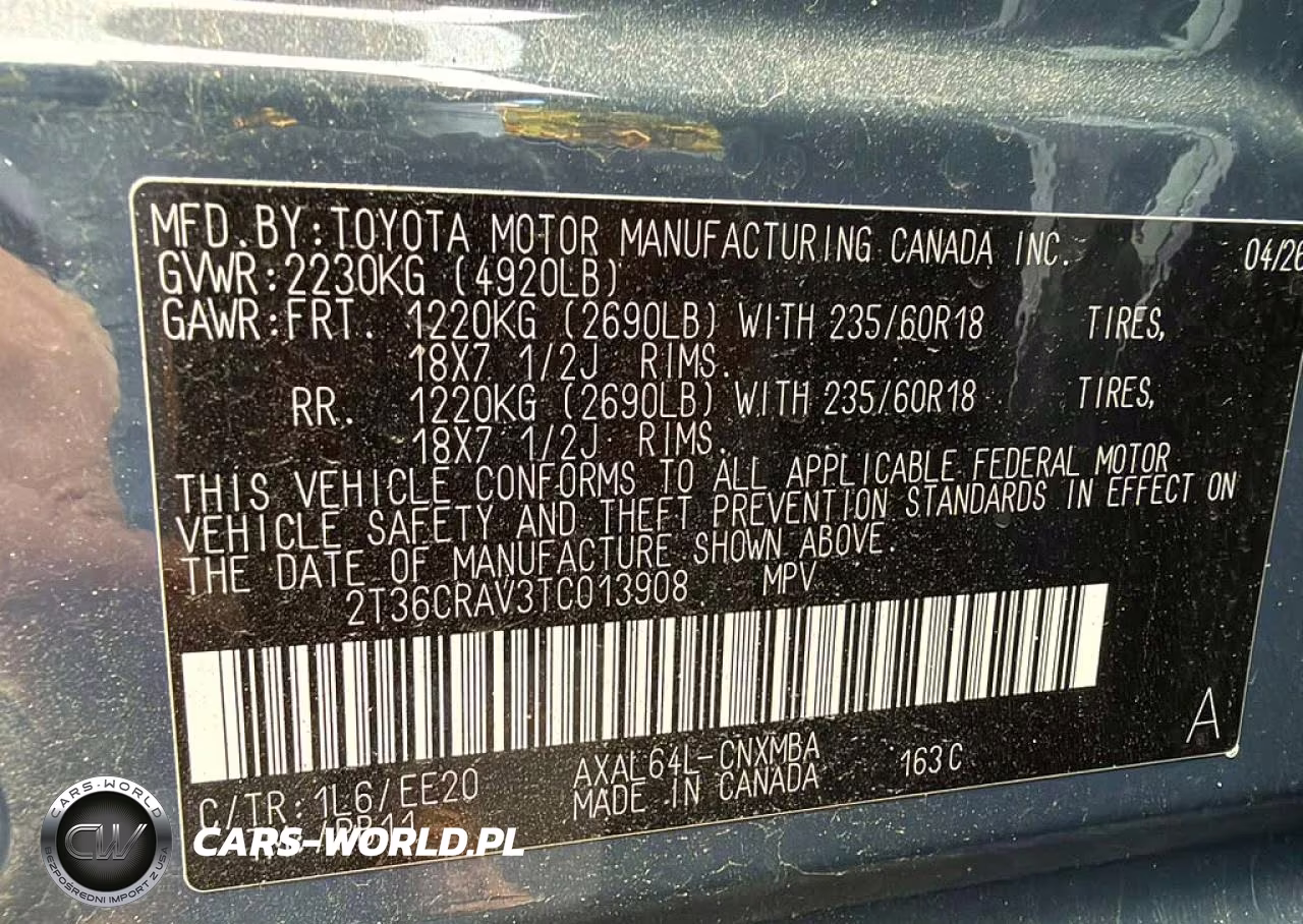 2026 Toyota Rav4 Xle Premium VIN:2T36CRAV3TC013908 - 14