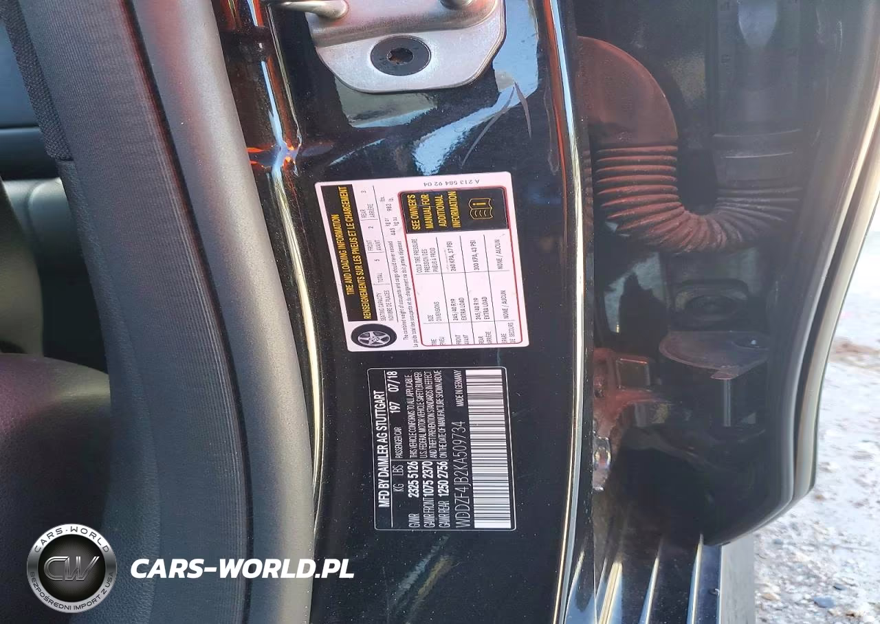 2019 Mercedes-Benz E 300 VIN:WDDZF4JB2KA509734 - 12
