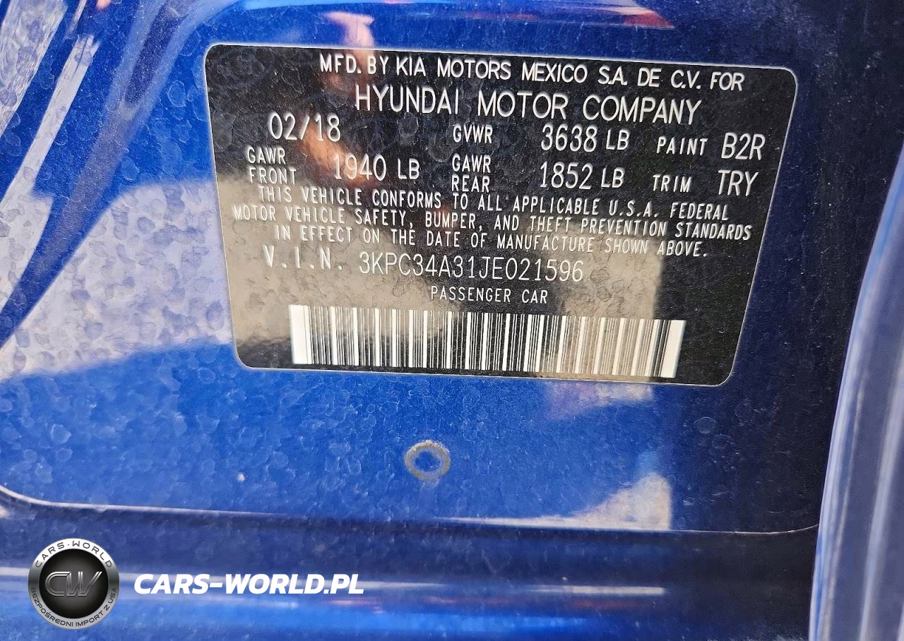 2018 Hyundai Accent Limited VIN:3KPC34A31JE021596 - 13