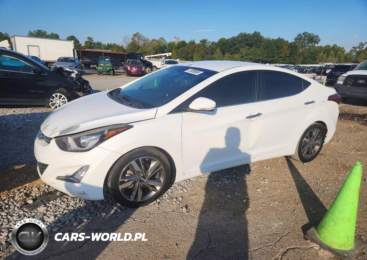 2016 Hyundai Elantra Limited VIN:5NPDH4AE3GH741350 - 1