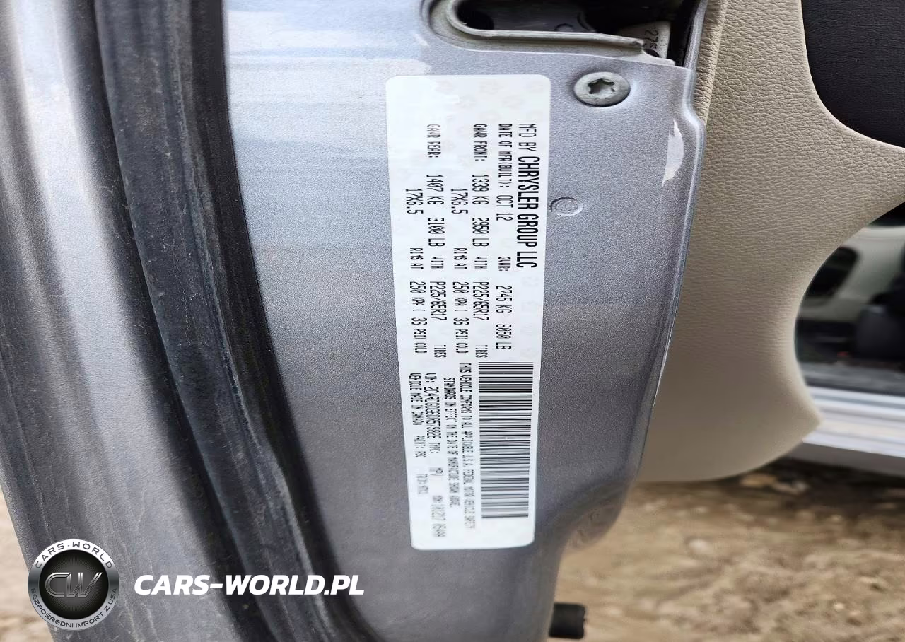 2013 Dodge Grand Caravan Crew VIN:2C4RDGDG6DR579826 - 12