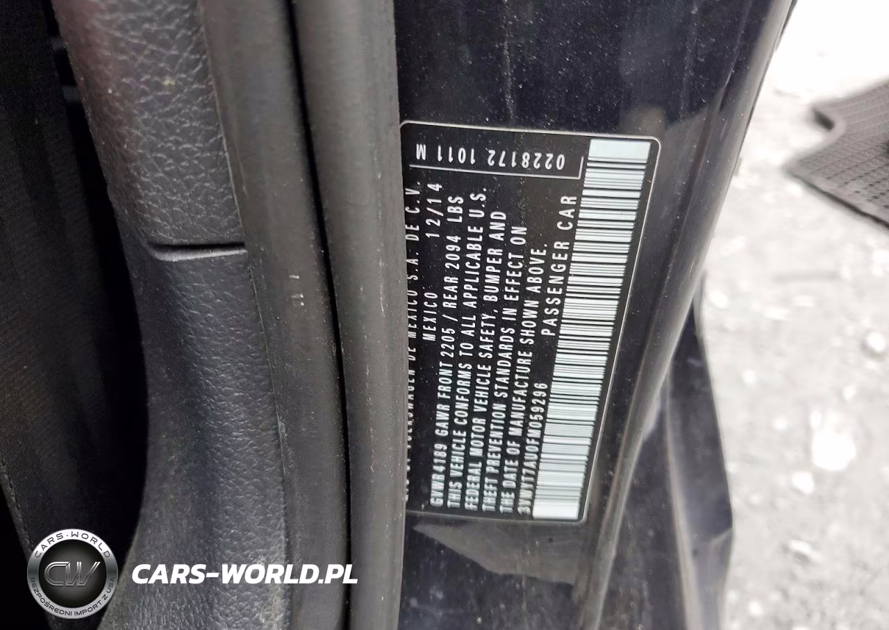 2015 Volkswagen Gti VIN:3VWYT7AU0FM059296 - 12
