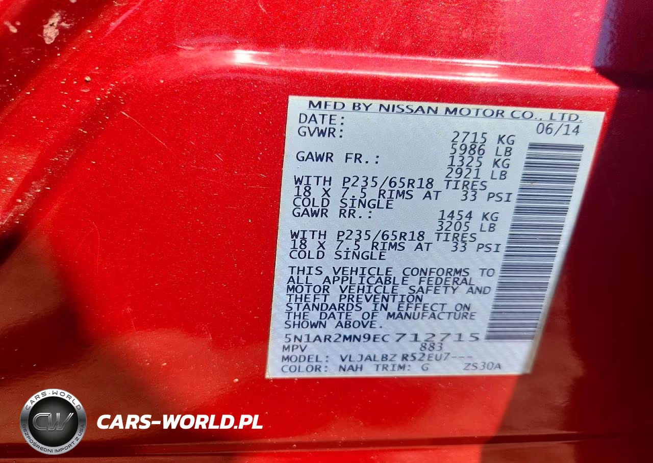 2014 Nissan Pathfinder S VIN:5N1AR2MN9EC712715 - 13