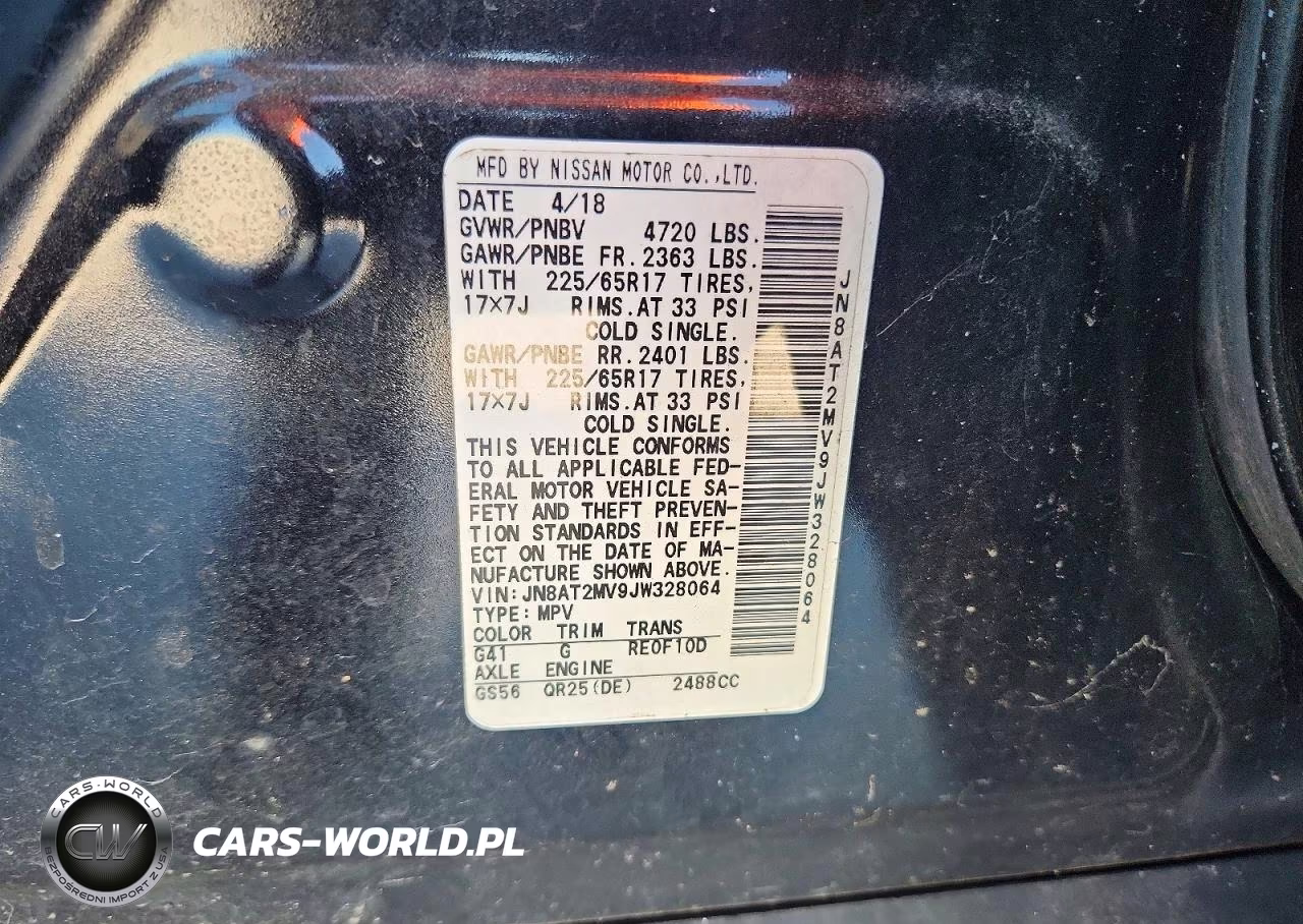 2018 Nissan Rogue S VIN:JN8AT2MV9JW328064 - 13