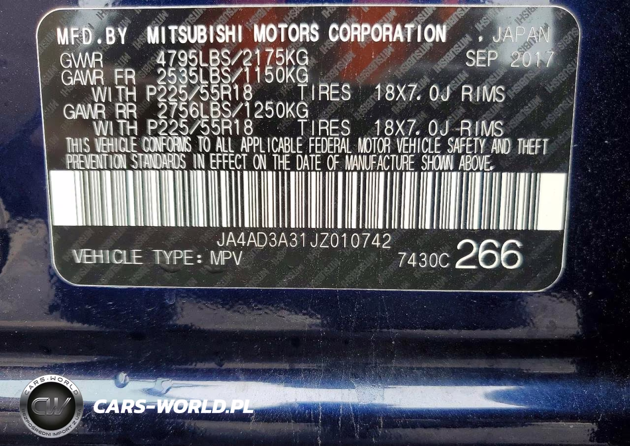 2018 Mitsubishi Outlander Se VIN:JA4AD3A31JZ010742 - 13