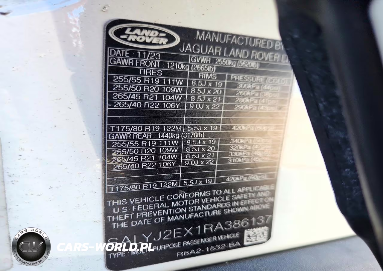 2024 Land Rover Range Rover Velar S VIN:SALYJ2EX1RA386137 - 13