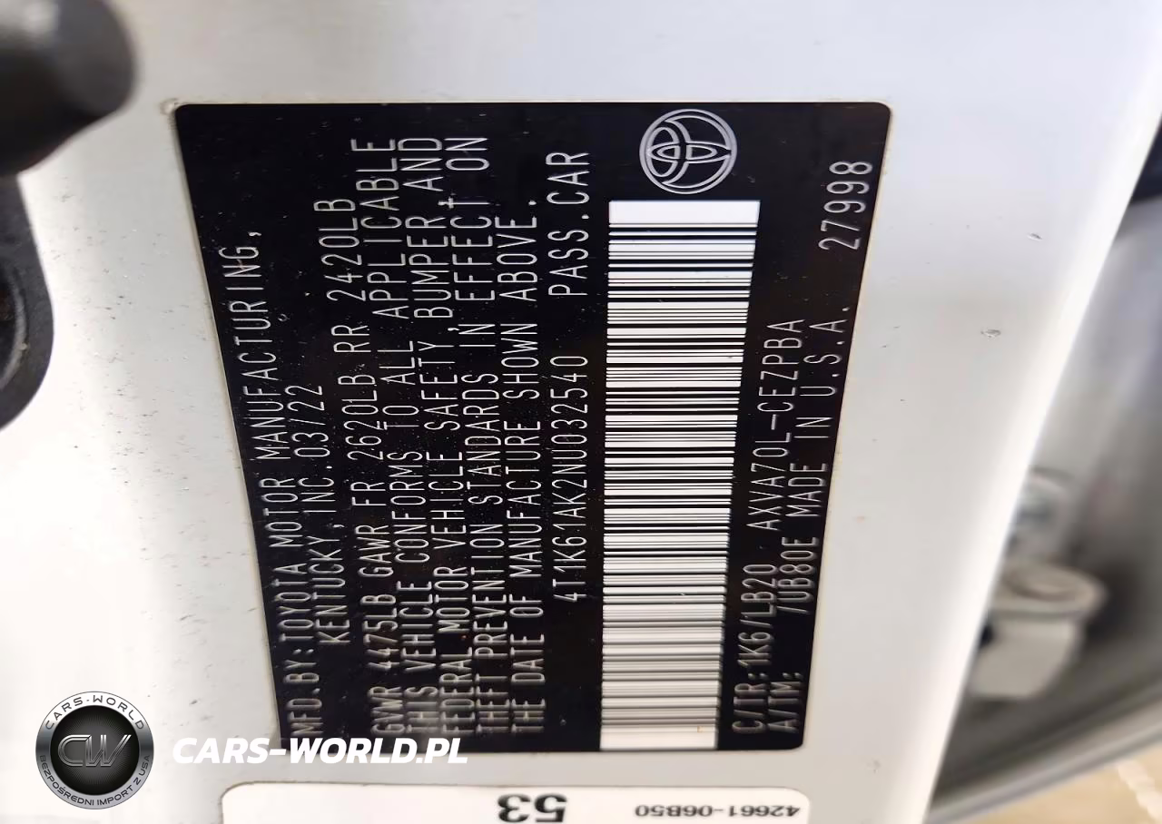 2022 Toyota Camry Xse VIN:4T1K61AK2NU032540 - 12