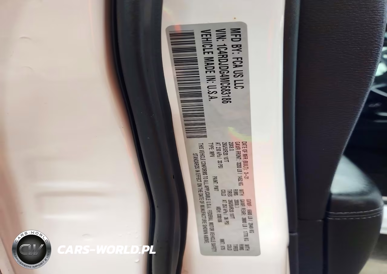 2021 Dodge Durango Gt VIN:1C4RDJDG4MC683186 - 14