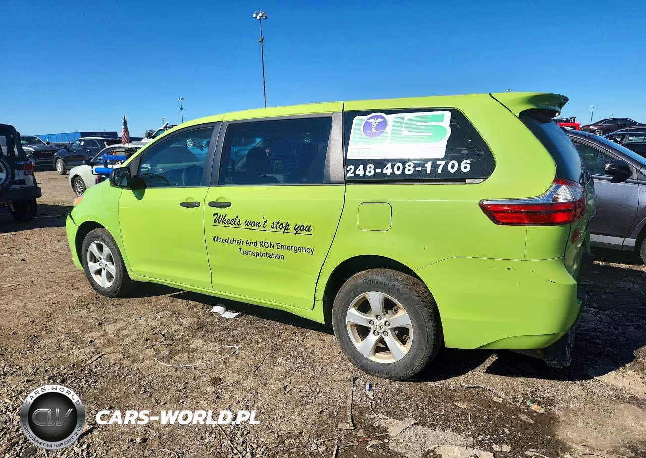 2015 Toyota Sienna L 7-Passenger VIN:5TDZK3DCXFS593685 - 2