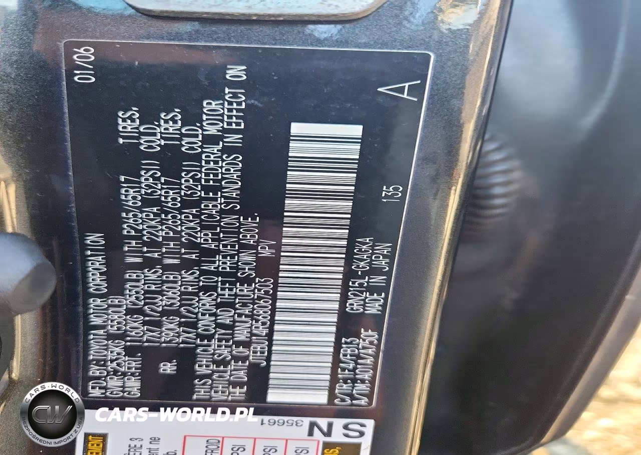 2006 Toyota 4Runner Sport Edition VIN:JTEBU14R568067503 - 13