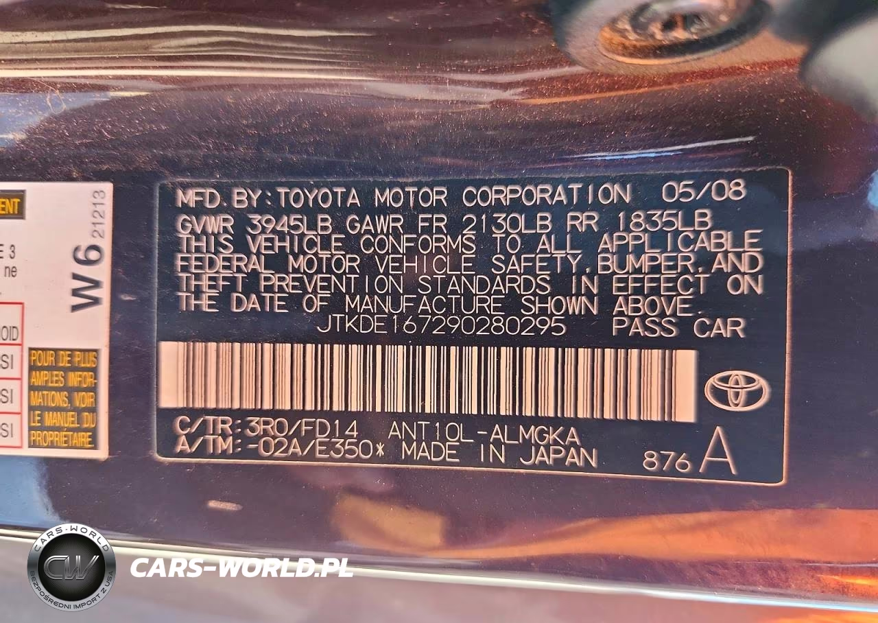 2009 Scion Tc Base VIN:JTKDE167290280295 - 13
