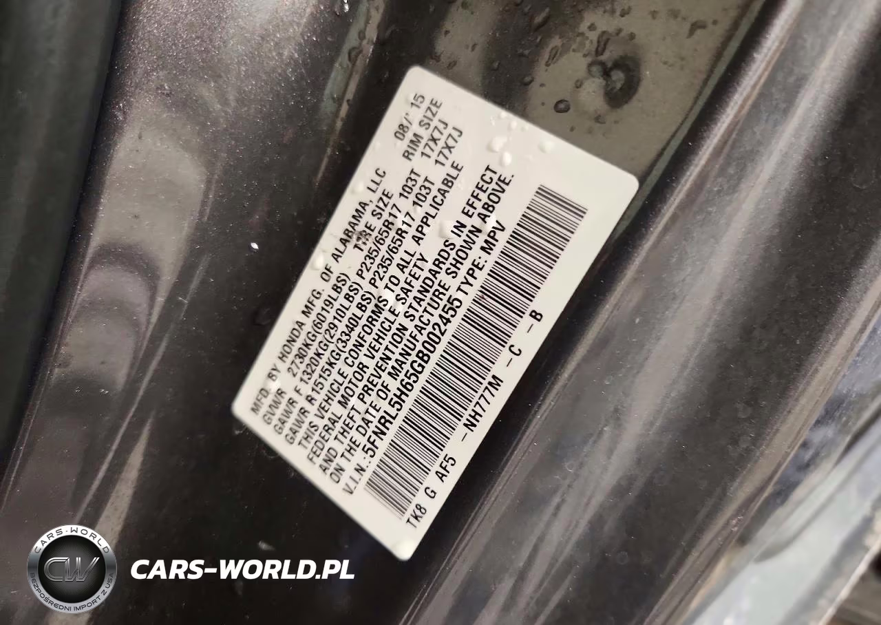 2016 Honda Odyssey Exl VIN:5FNRL5H65GB002455 - 14