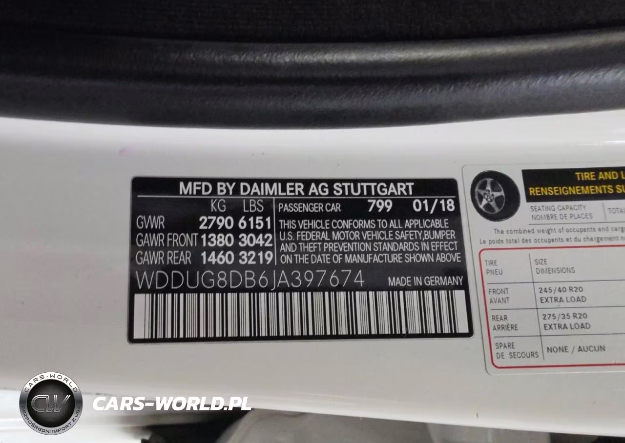 2018 Mercedes-Benz S 560 VIN:WDDUG8DB6JA397674 - 10