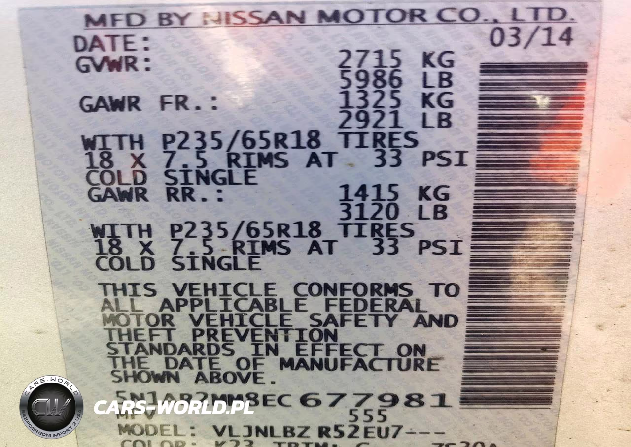 2014 Nissan Pathfinder S VIN:5N1AR2MM8EC677981 - 13