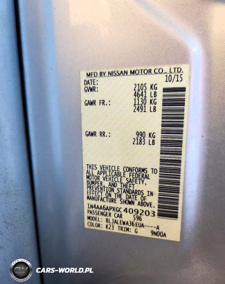 2016 Nissan Maxima 3.5 Sl VIN:1N4AA6APXGC409203 - 13