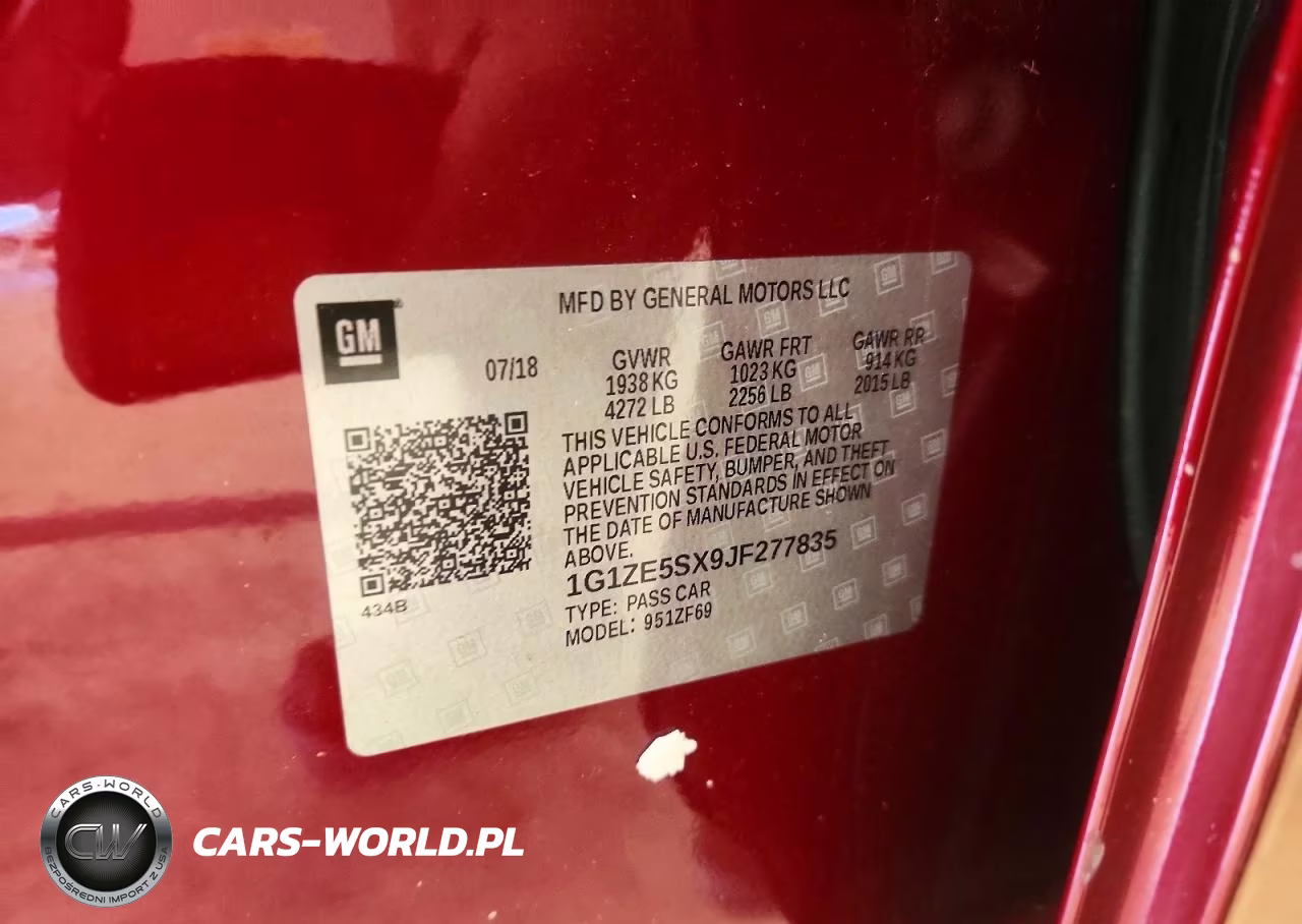 2018 Chevrolet Malibu Premier VIN:1G1ZE5SX9JF277835 - 12