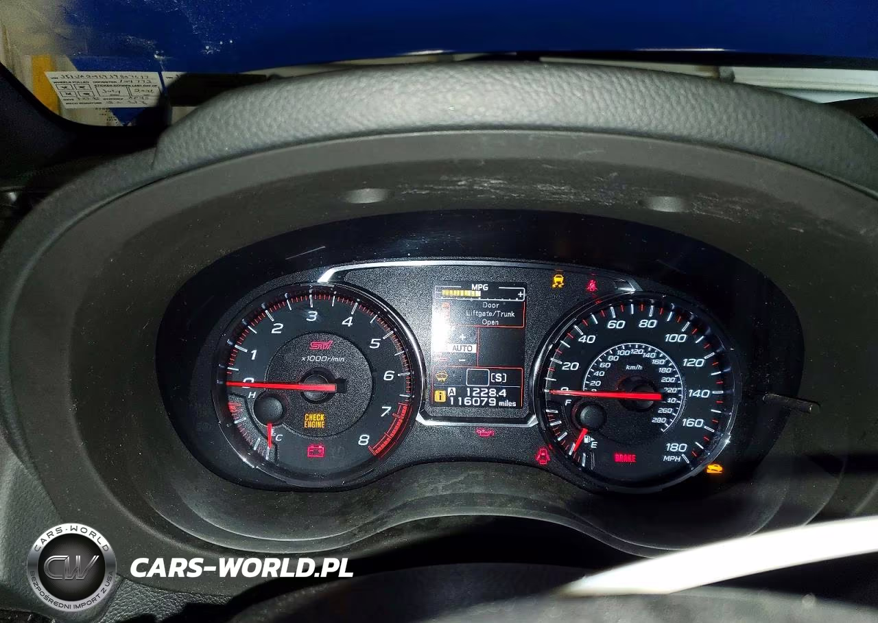 2018 Subaru Wrx Sti VIN:JF1VA2M69J9807617 - 9