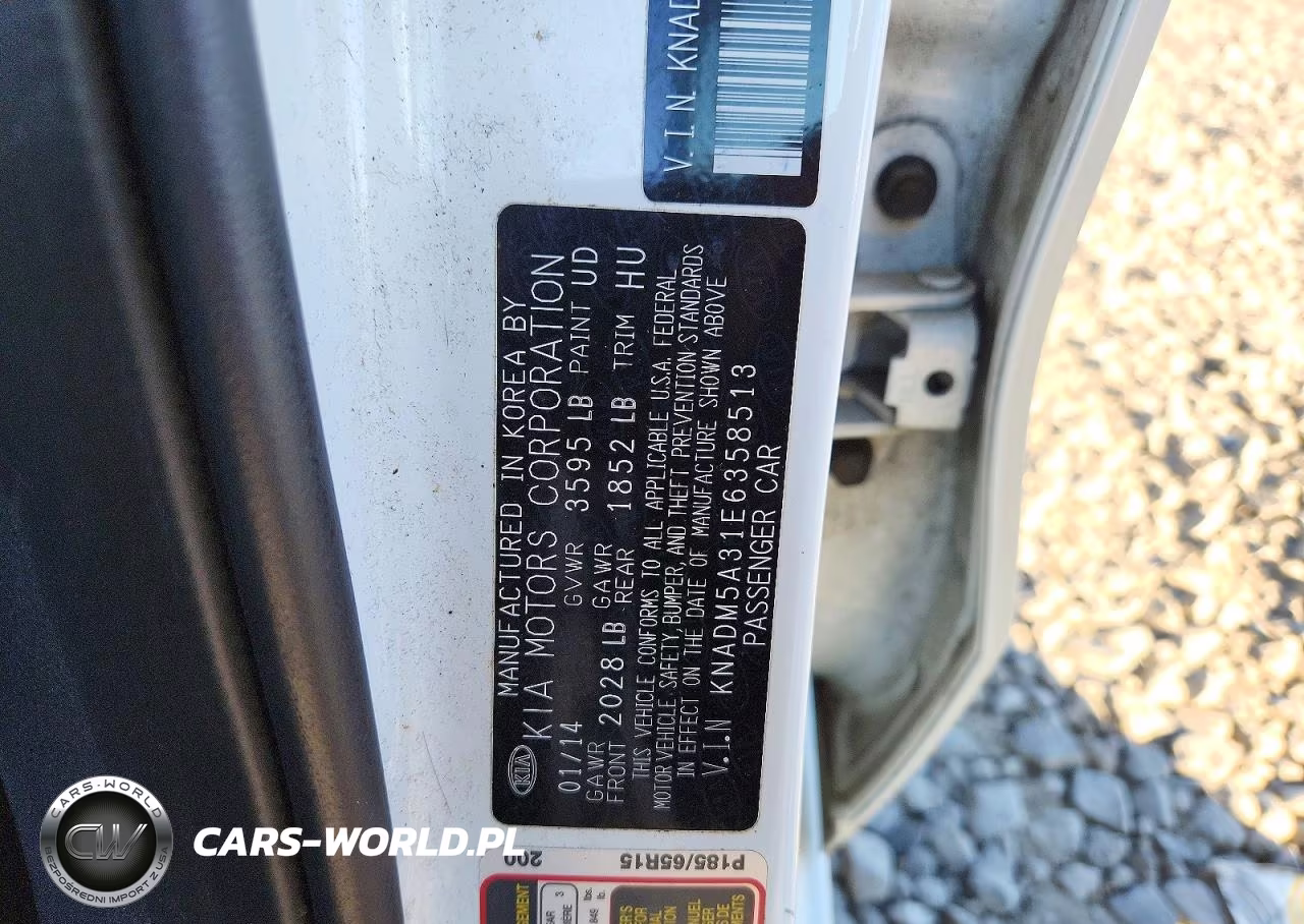 2014 Kia Rio Lx VIN:KNADM5A31E6358513 - 12