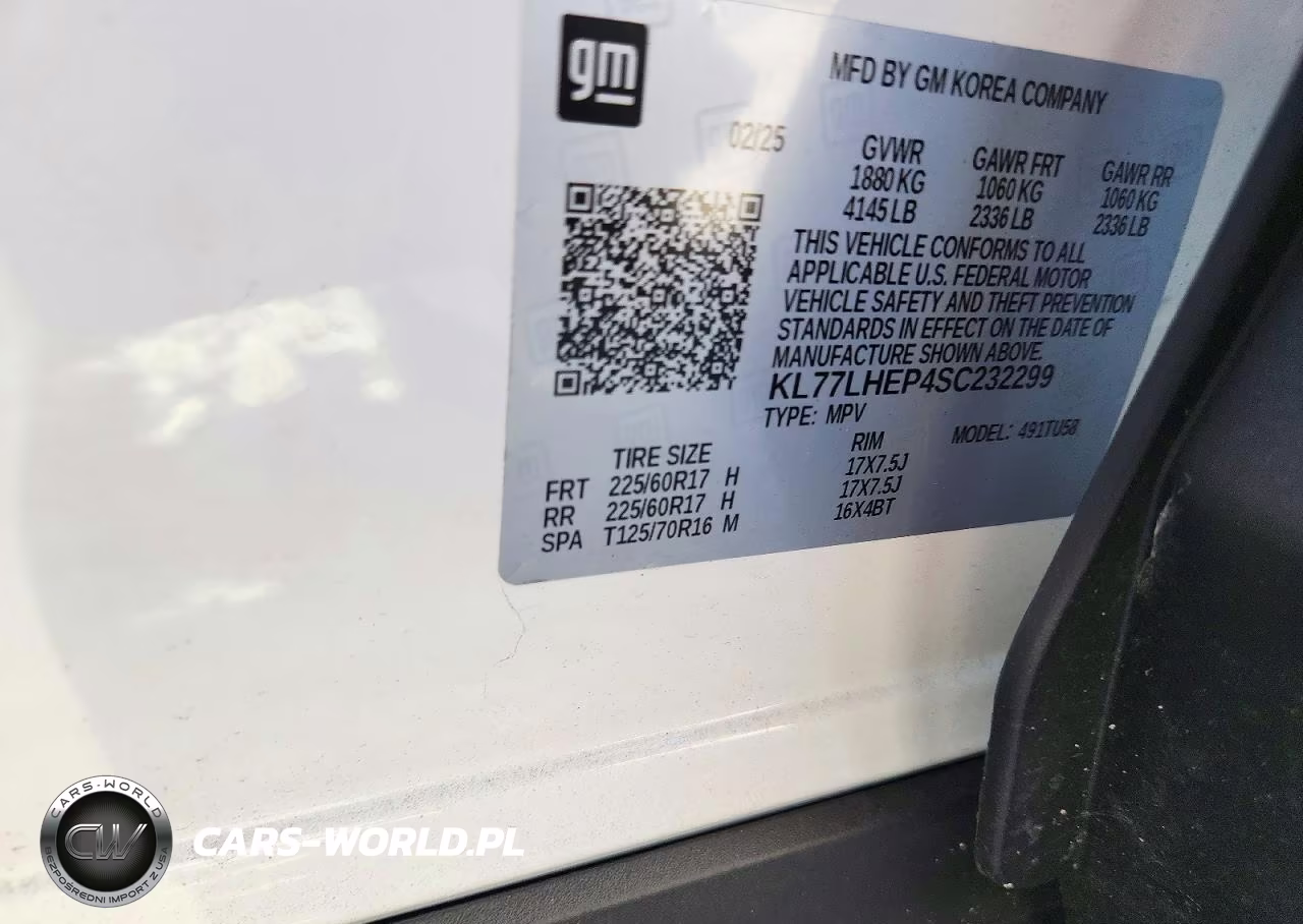 2025 Chevrolet Trax 1Lt VIN:KL77LHEP4SC232299 - 12