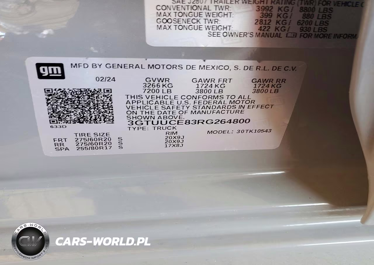 2024 GMC Sierra K1500 Elevation VIN:3GTUUCE83RG264800 - 12