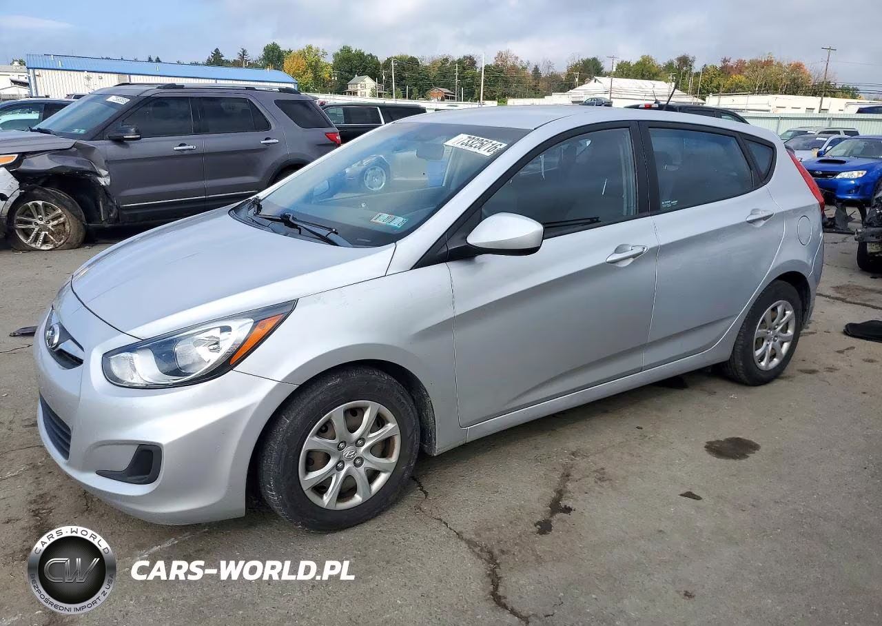 2014 Hyundai Accent Gs VIN:KMHCT5AE4EU162270 - 1