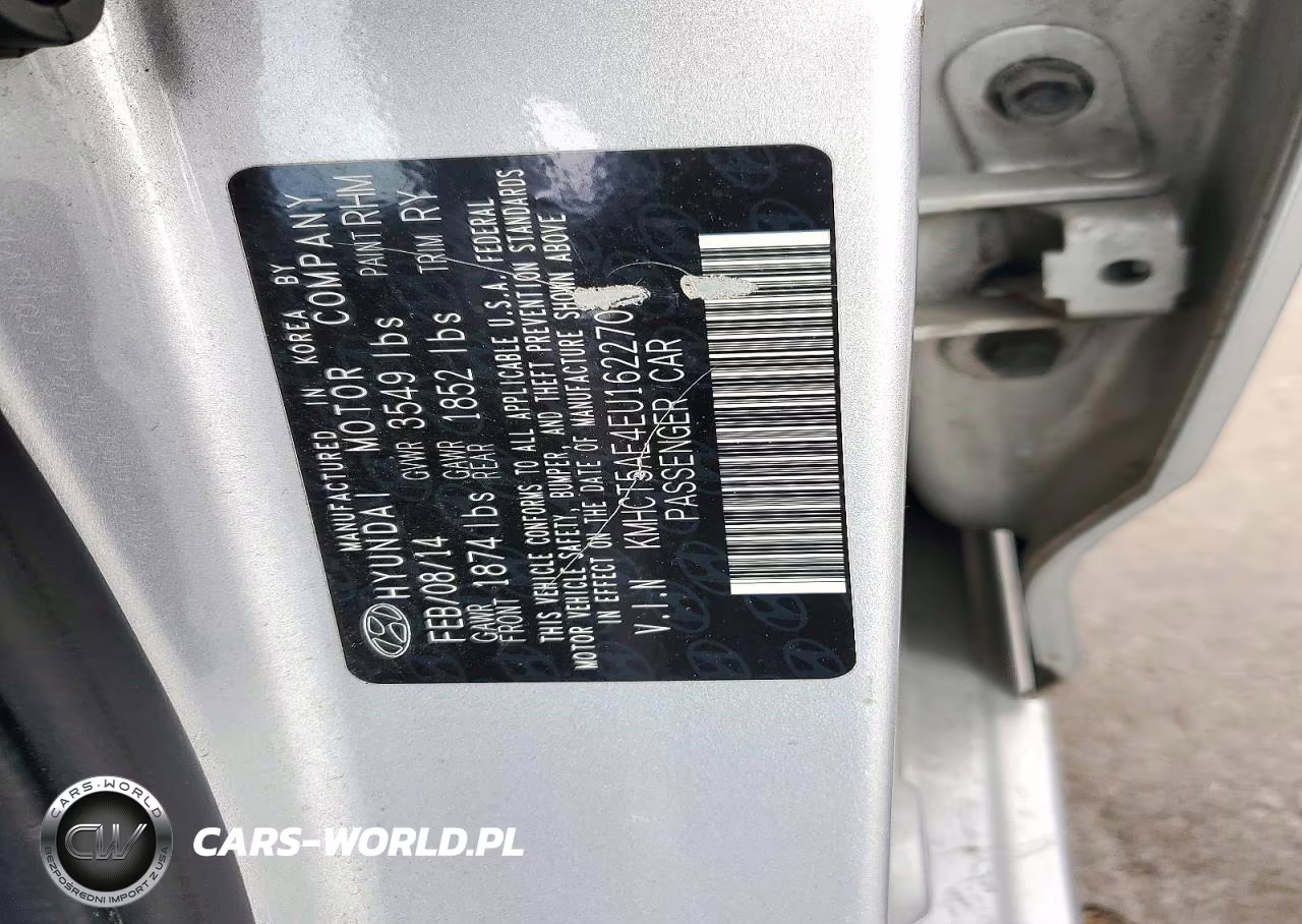 2014 Hyundai Accent Gs VIN:KMHCT5AE4EU162270 - 12