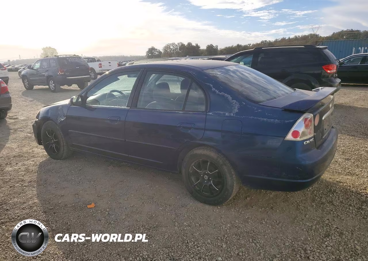 2001 Honda Civic Ex VIN:2HGES25791H561863 - 2