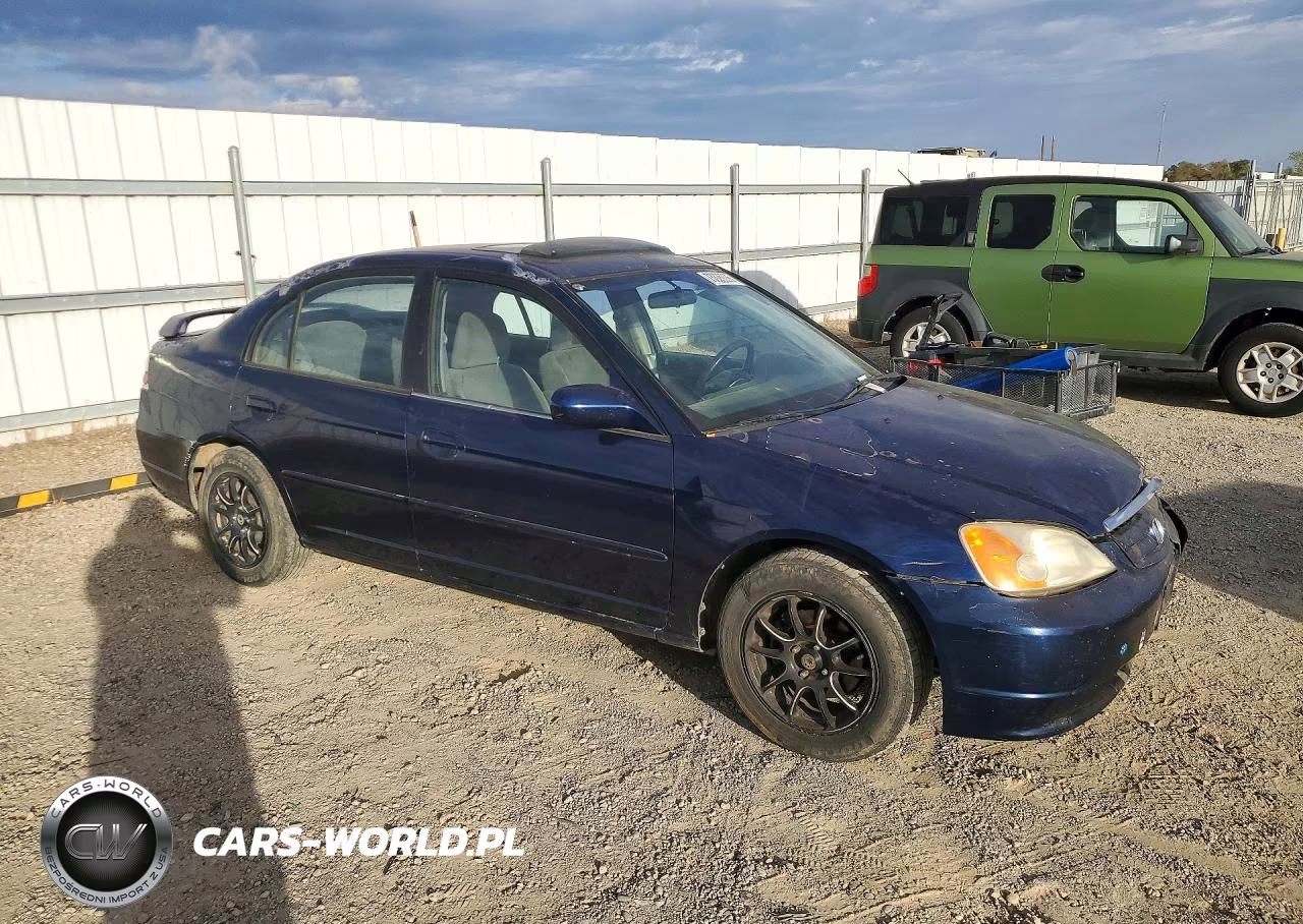 2001 Honda Civic Ex VIN:2HGES25791H561863 - 4