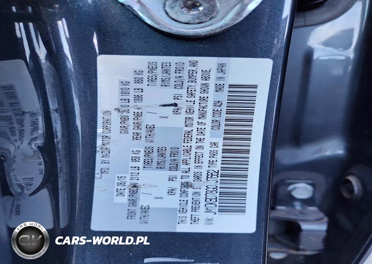 2016 Mazda Cx-3 Grand Touring VIN:JM1DKBD78G0107662 - 13