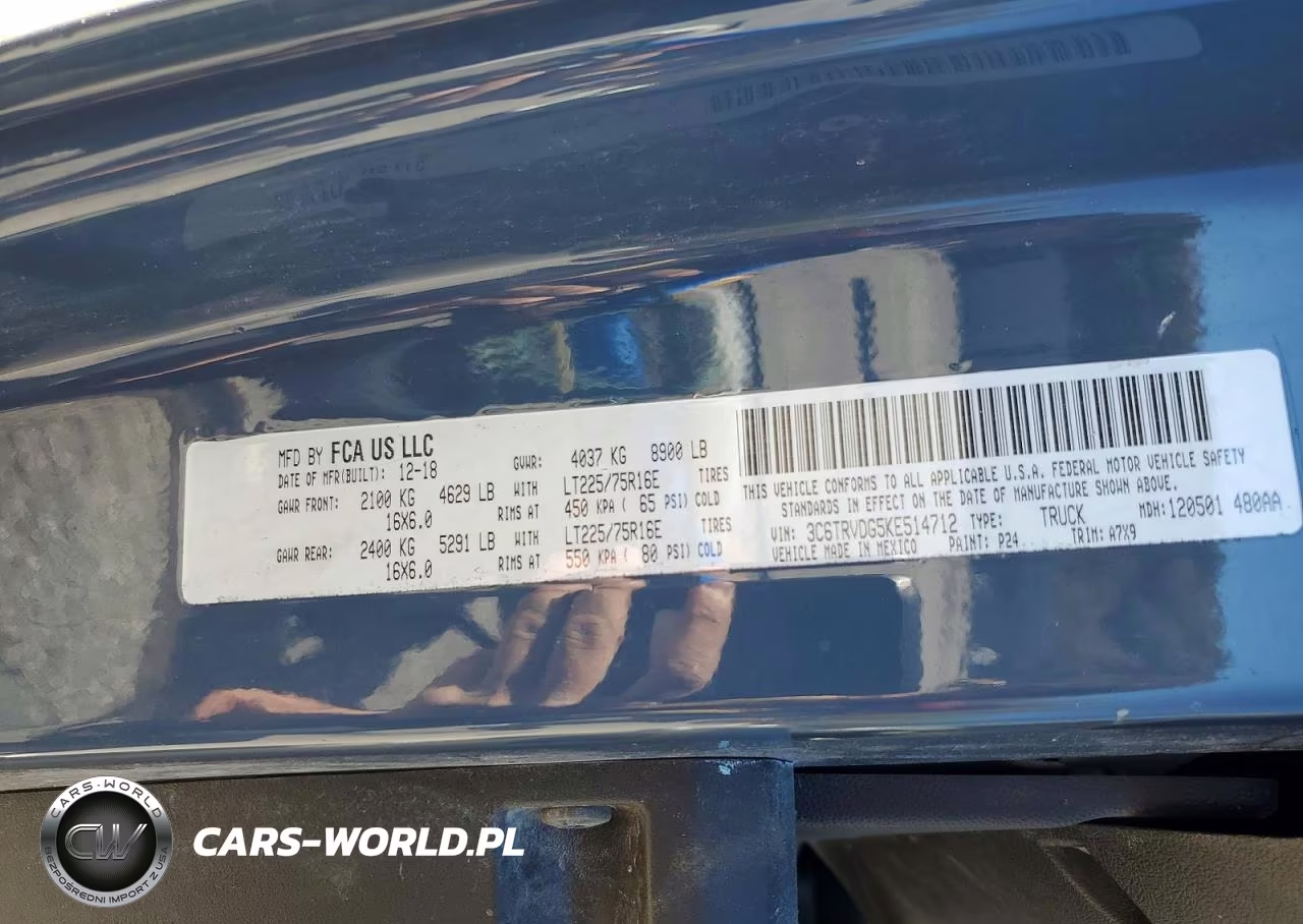 2019 Ram Promaster 2500 2500 High VIN:3C6TRVDG5KE514712 - 14