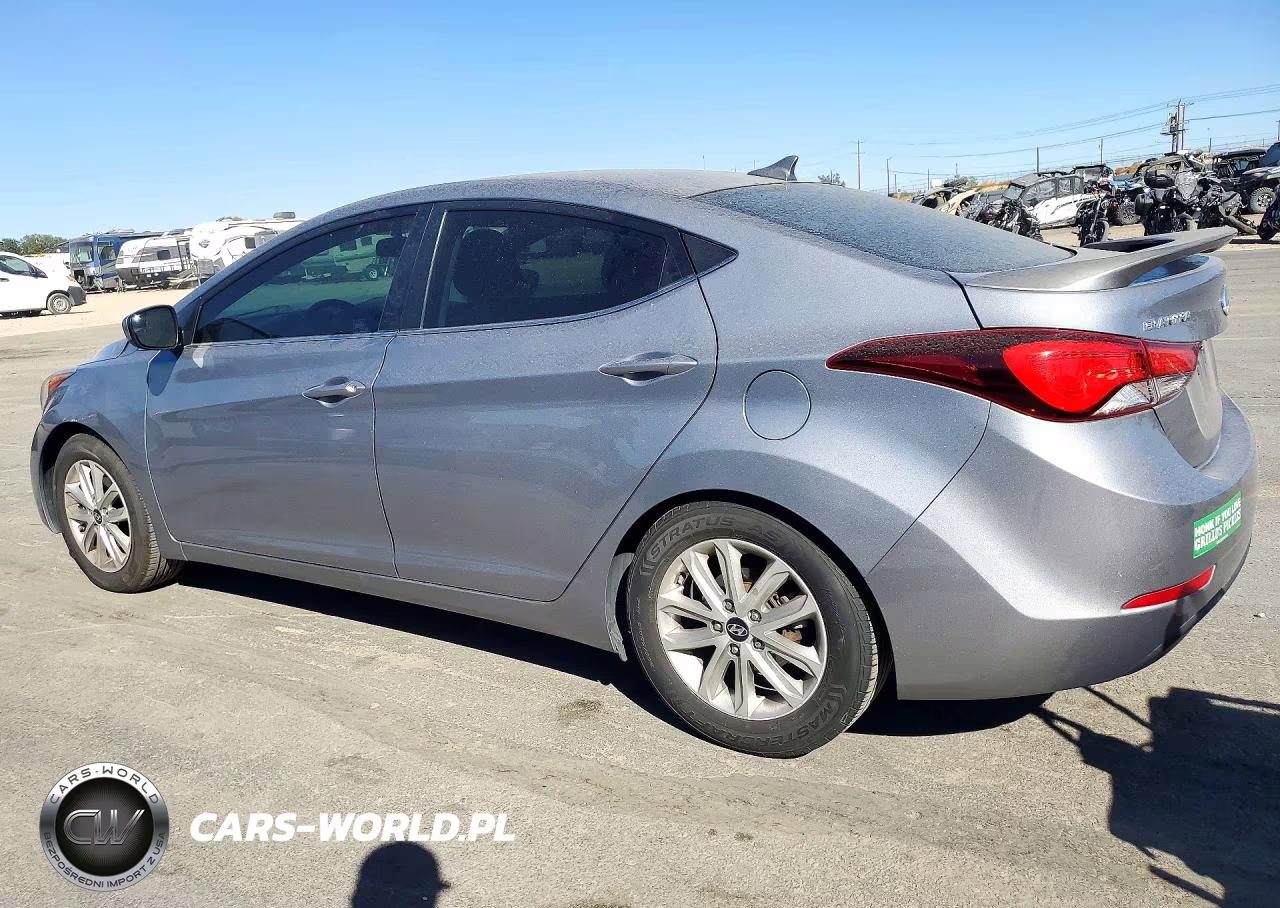 2015 Hyundai Elantra Se VIN:KMHDH4AE2FU223780 - 2