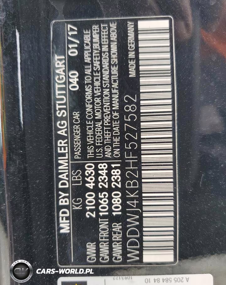 2017 Mercedes-Benz C 300 4Matic VIN:WDDWJ4KB2HF527582 - 13
