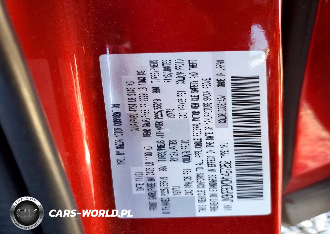 2021 Mazda Cx-5 Grand Touring VIN:JM3KFBDM0M1497252 - 13
