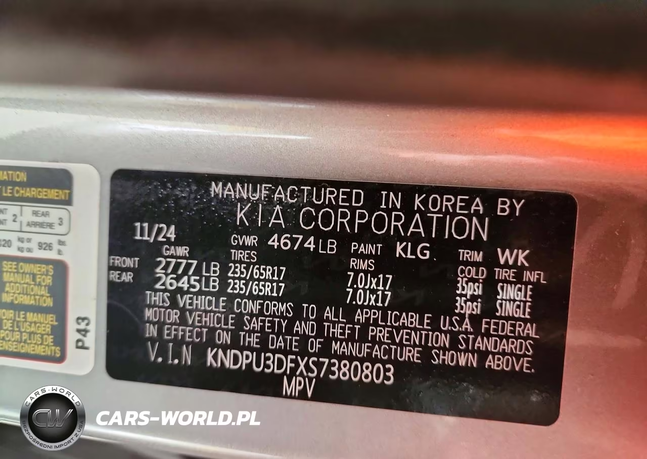2025 Kia Sportage Lx VIN:KNDPU3DFXS7380803 - 13