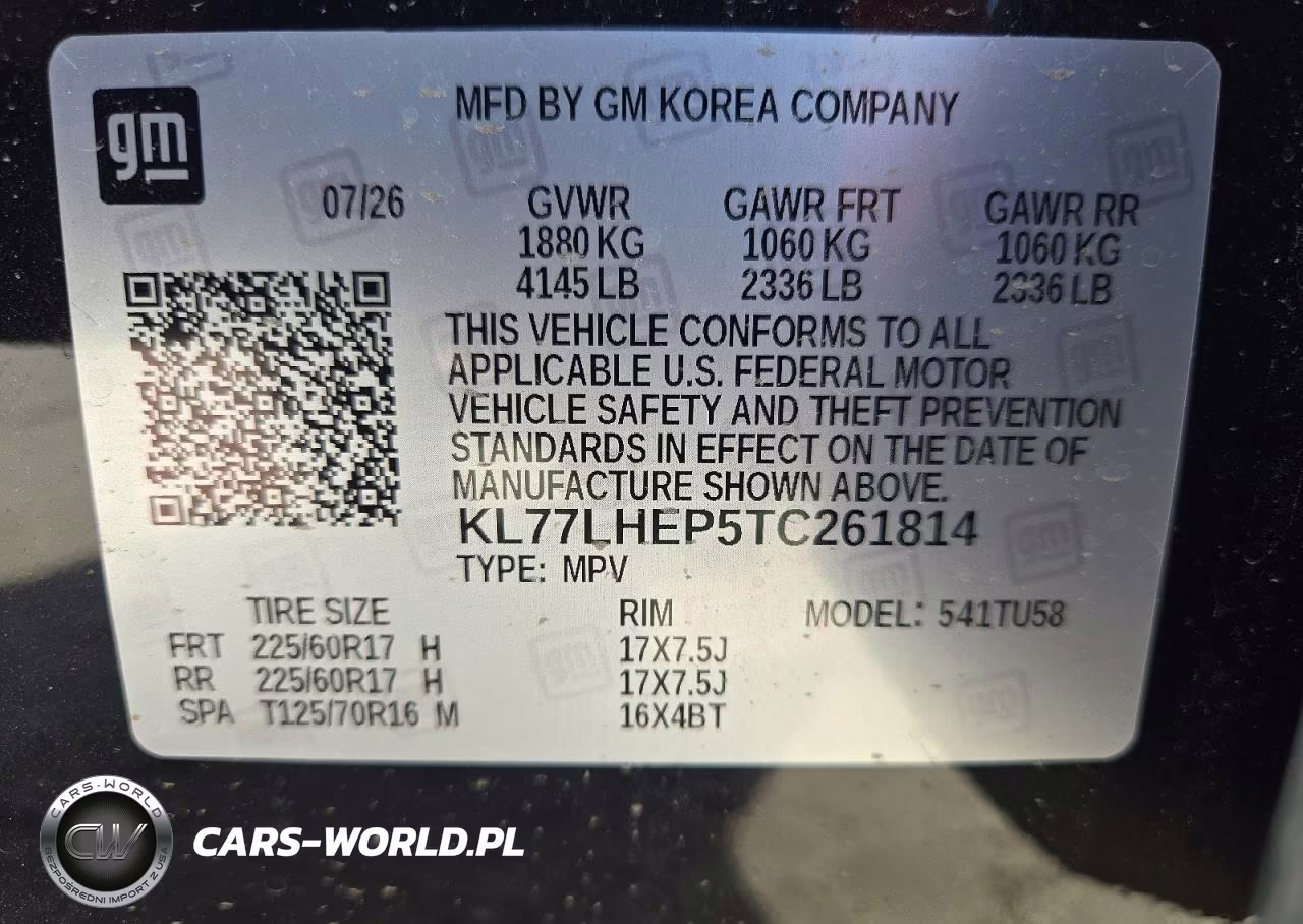 2026 Chevrolet Trax 1Lt VIN:KL77LHEP5TC261814 - 14