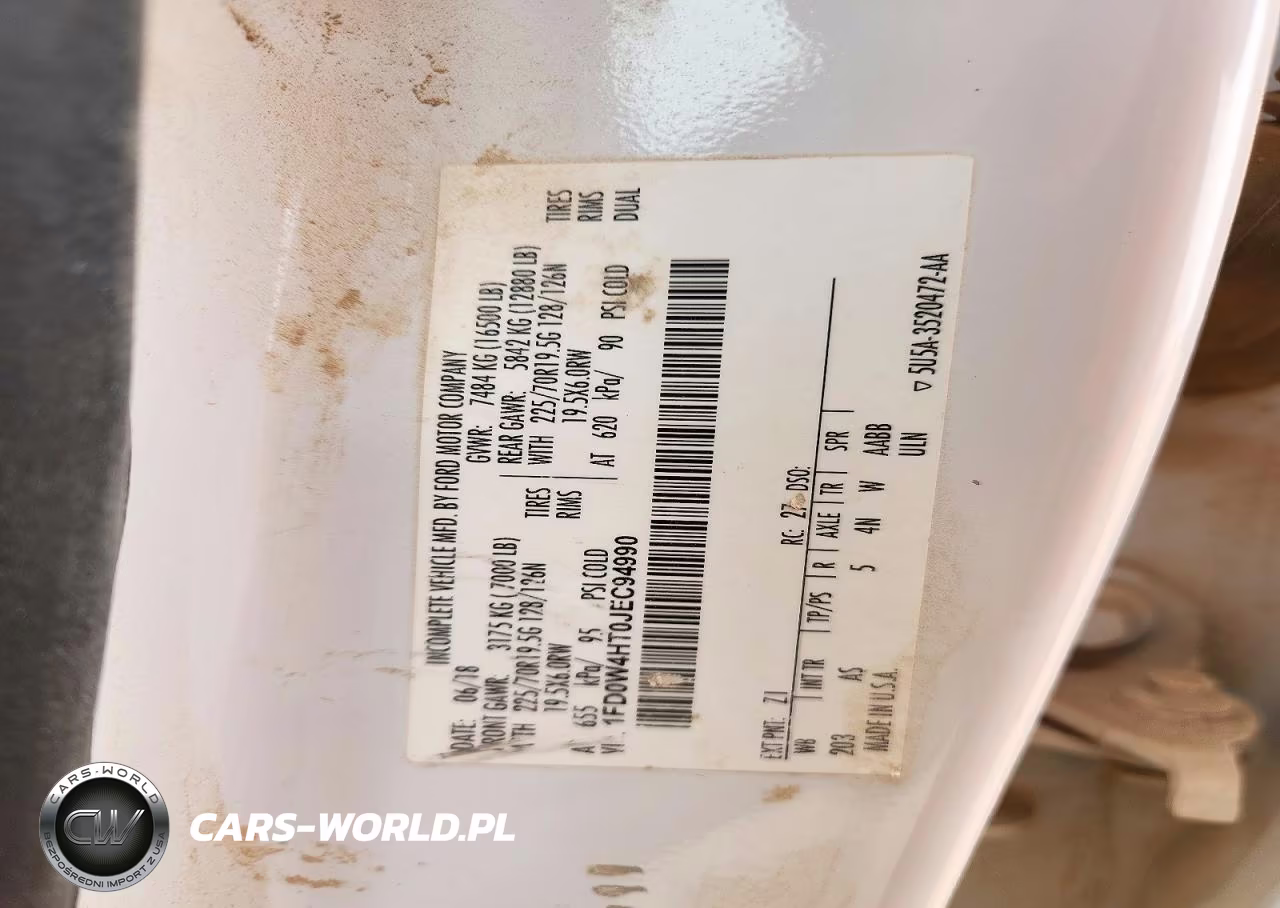 2018 Ford F450 Super Duty VIN:1FD0W4HT0JEC94990 - 13