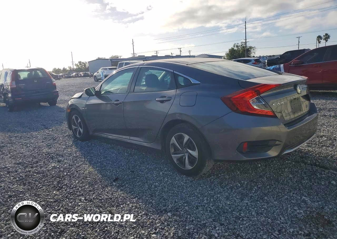 2019 Honda Civic Lx VIN:19XFC2F68KE029605 - 2