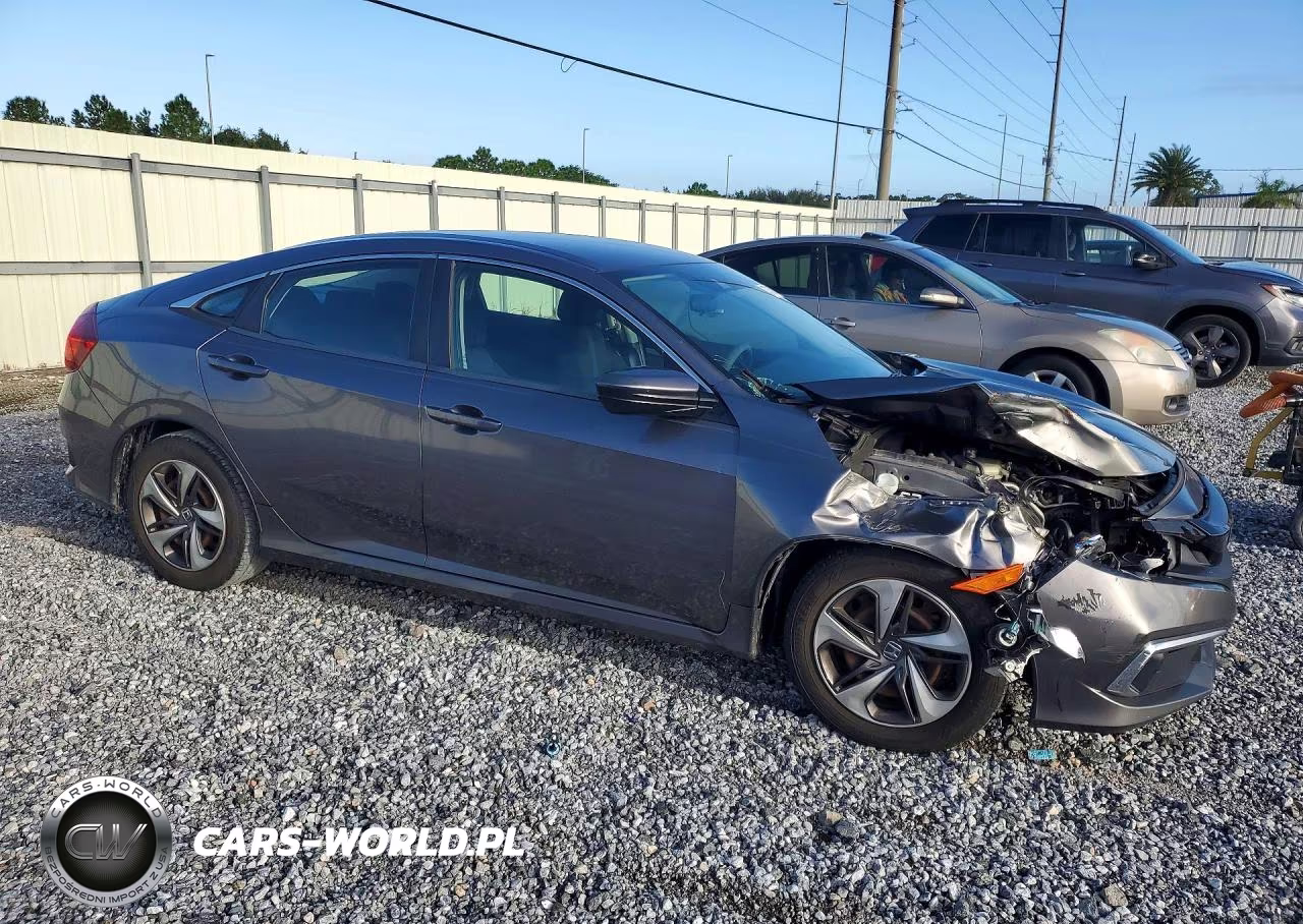 2019 Honda Civic Lx VIN:19XFC2F68KE029605 - 4