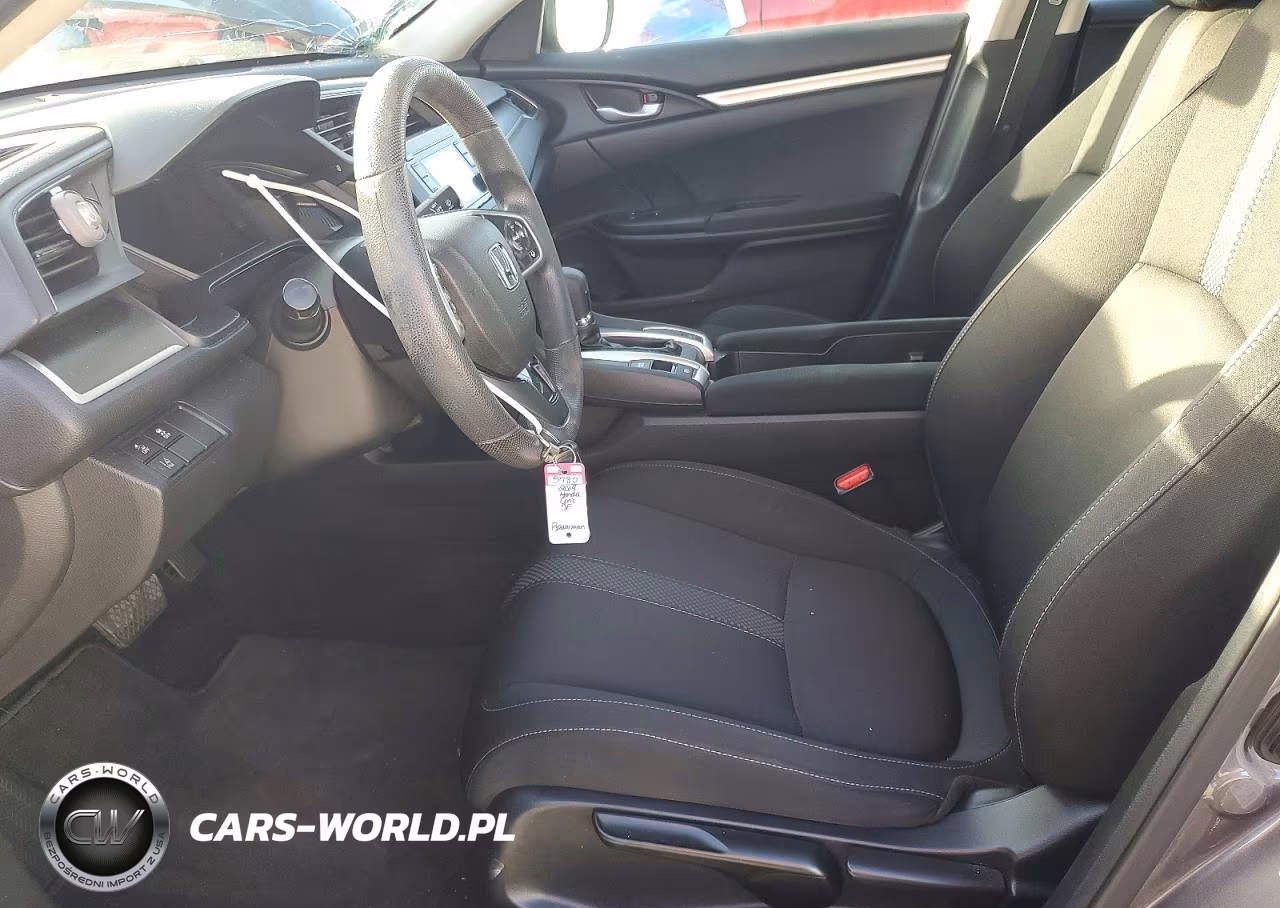 2019 Honda Civic Lx VIN:19XFC2F68KE029605 - 7